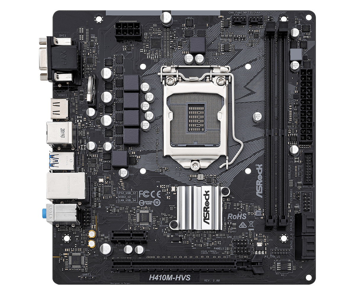 Asrock h410m hvs не загружается с жесткого диска